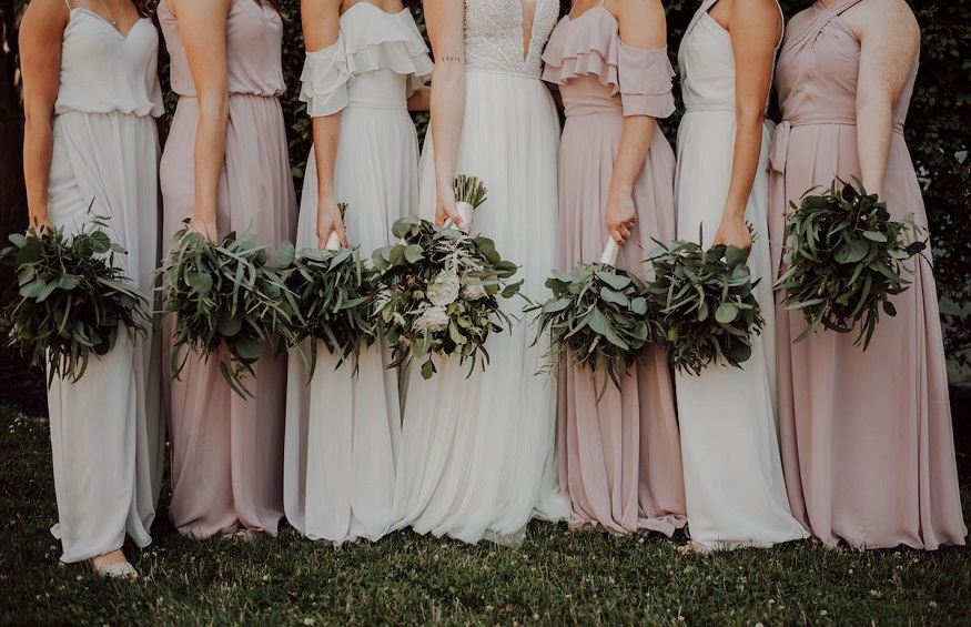 3 Types of Necklines that Flatter Gold Sequin Bridesmaid Dresses Perfectly