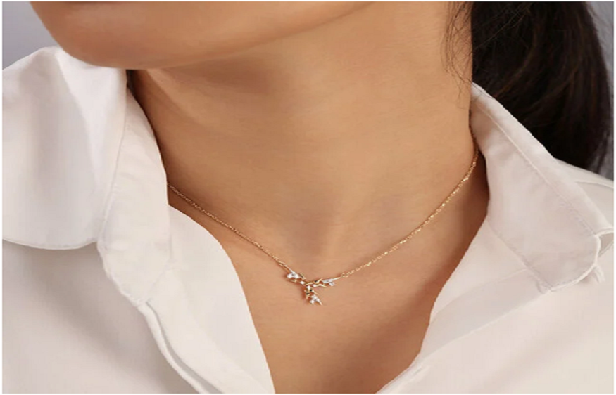 14KT Diamond Necklace